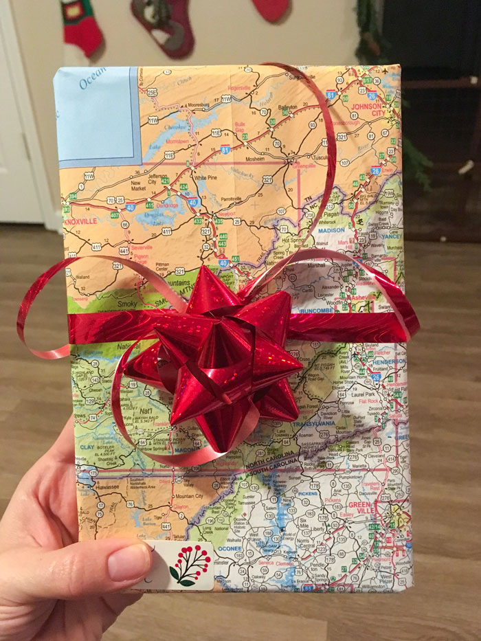 I Work At A Travel Agency, And When We Have To Get Rid Of Our Outdated Maps, I Reuse Them As Wrapping Paper