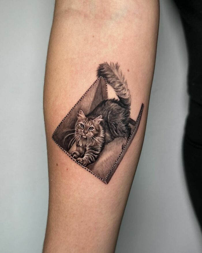 25 Cutest Pet Portrait Tattoos