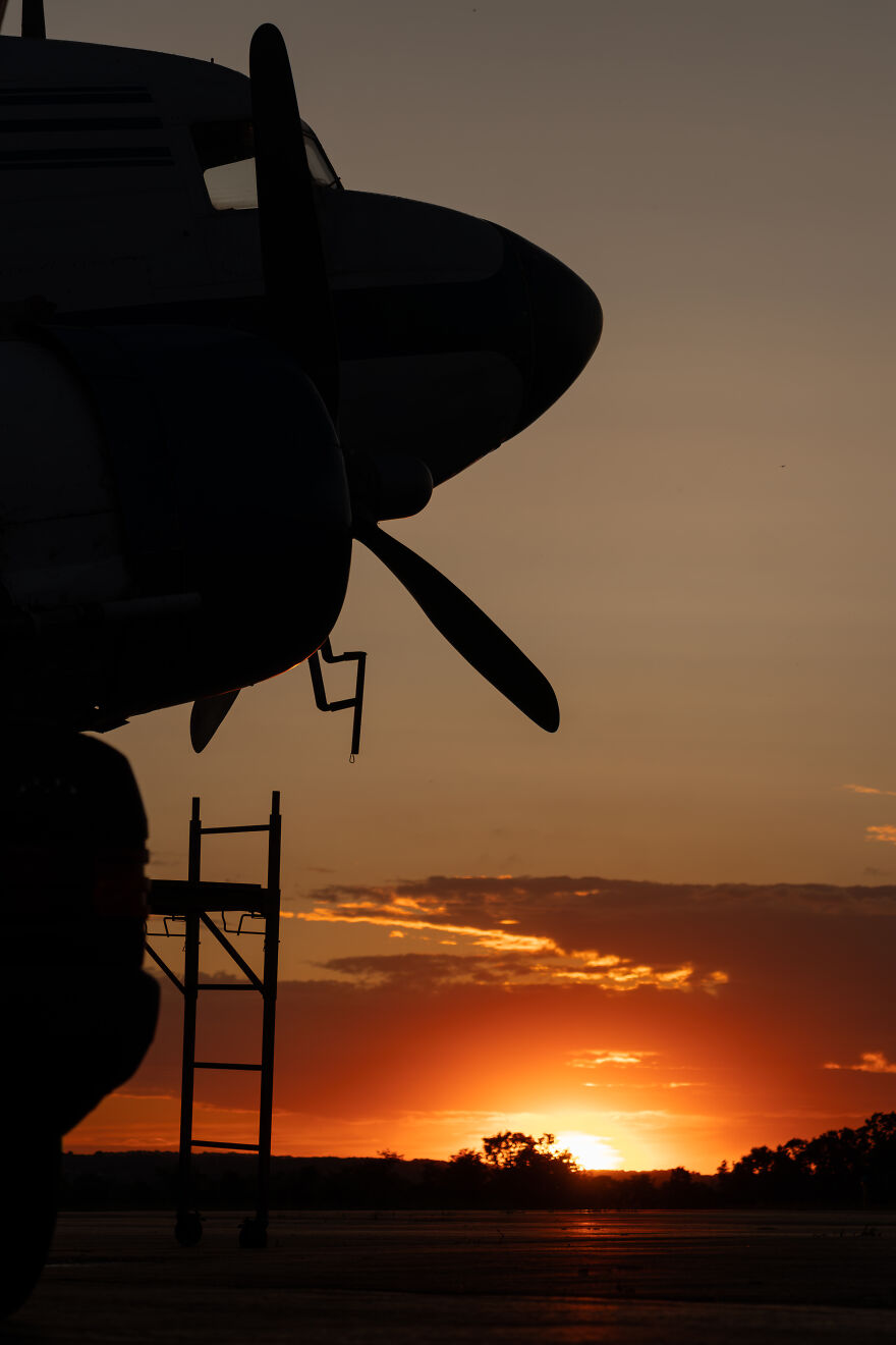 Airport Sunset