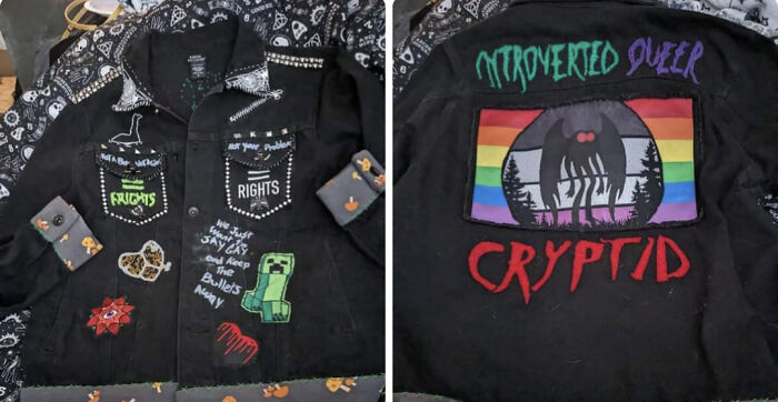 Everyone Liked The Old Pride Jacket I Made My Daughter So Here's Her Newer One