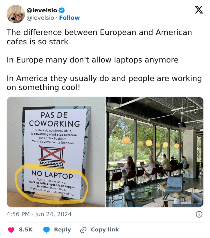 American Man’s Rant About European Cafés Banning Laptop Users Backfires