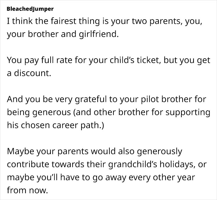 Single Mom Wonders If She’s A Jerk For Expecting Her Pilot Brother To Keep Giving Her Cheap Tickets