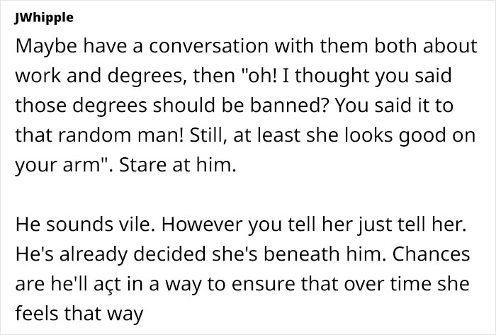 Smart Woman Is Called “Not Bright” By BF To Strangers, Friend Wonders If They Should Tell Her