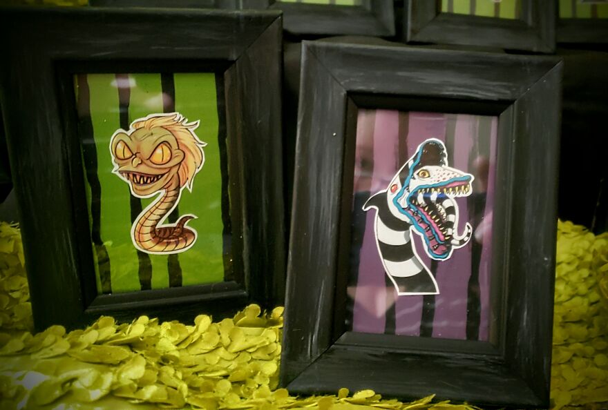 Beetlejuice Snake And Sandworm Wall Hangings