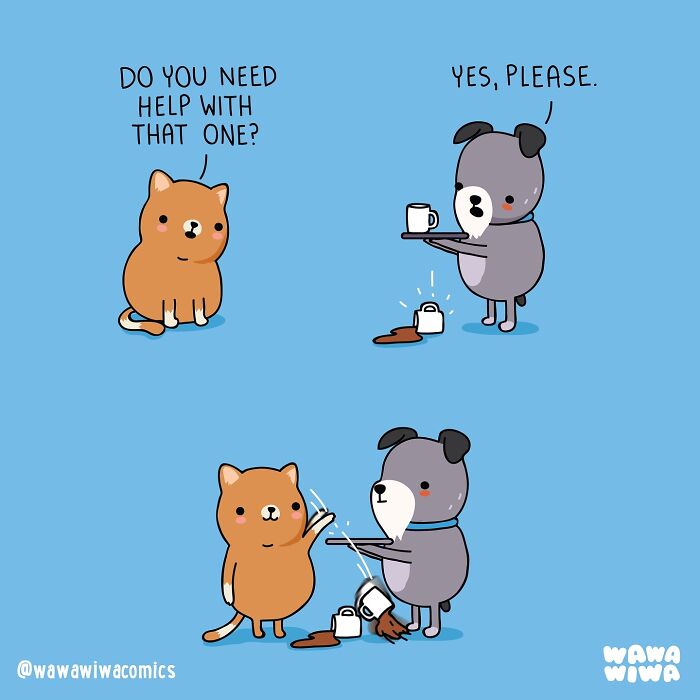 25 Hilariously Adorable Comics By Wawawiwa That Might Instantly Make Your Day (New Pics)