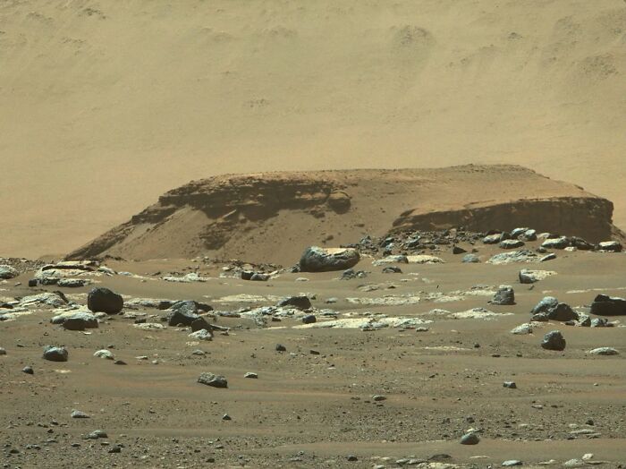 Scientists Intrigued After Finding A Totally Different Kind Of Boulder On Mars