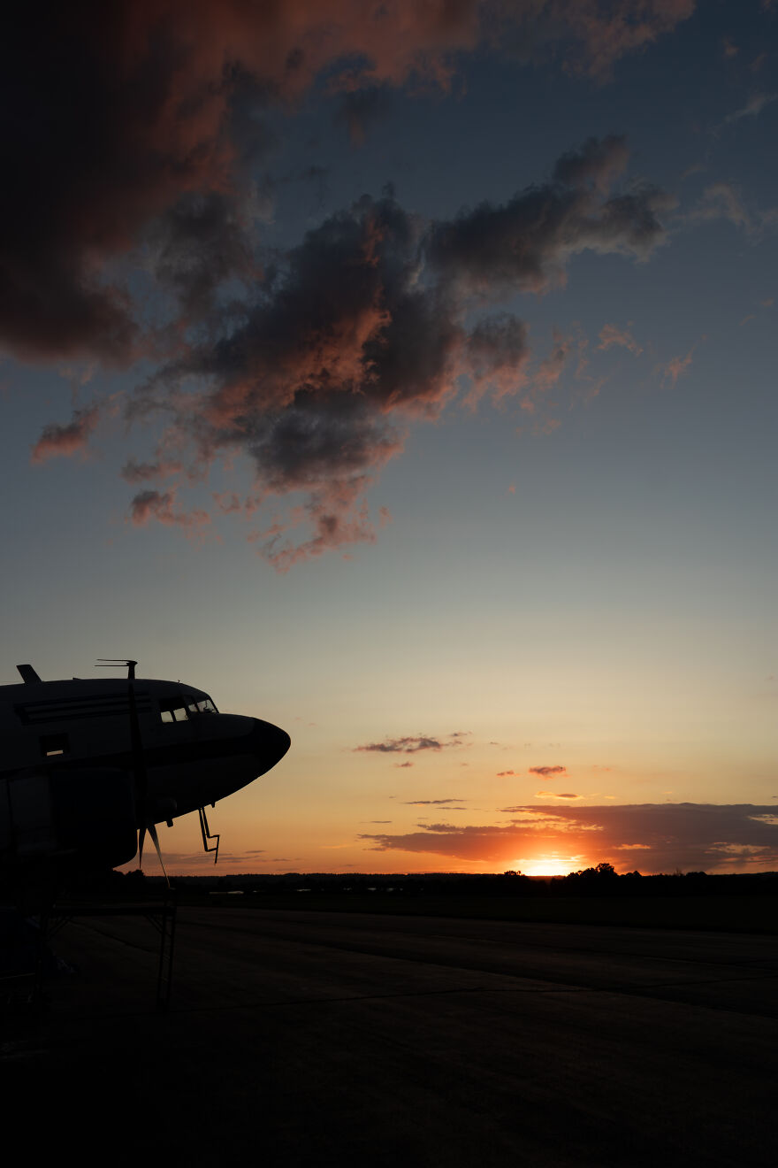 Airport Sunset