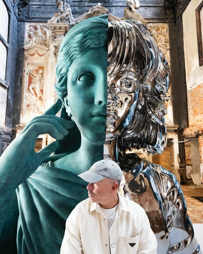 Artist Gives His Completely Blind Friend A Personal Tactile Tour Of His Venice Exhibition