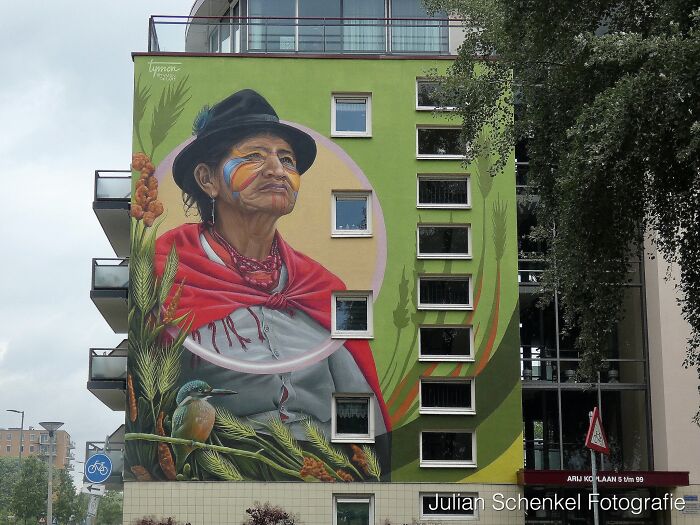 Mural In Vlaardingen, The Netherlands