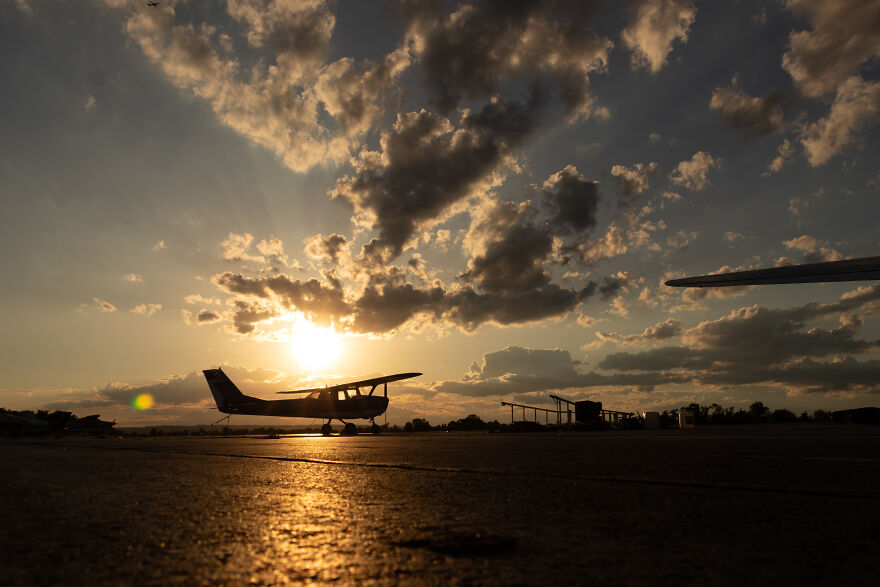 Airport Sunset