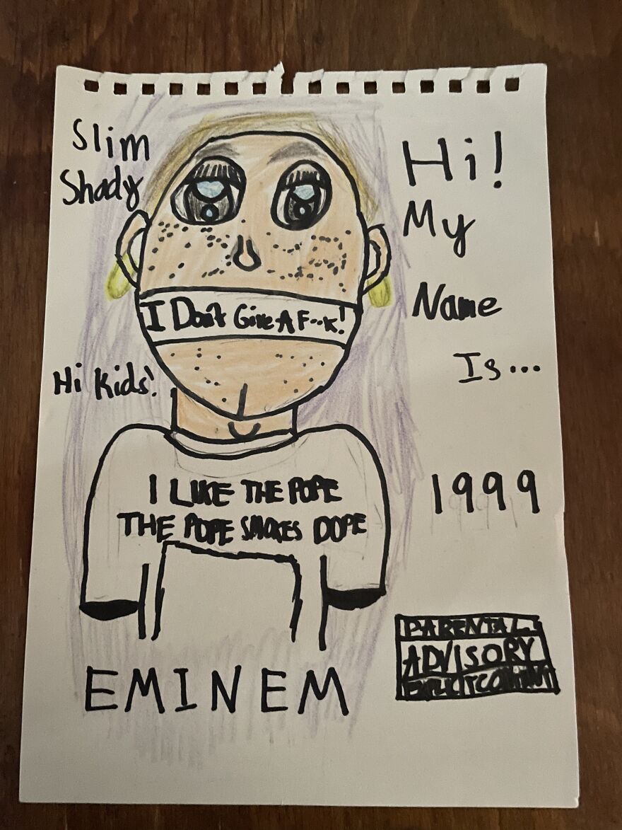 Cute Eminem Drawing