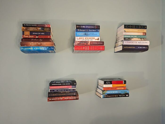 Make Your Books Float Like Magic With The Sturdy Metal Floating Bookshelf