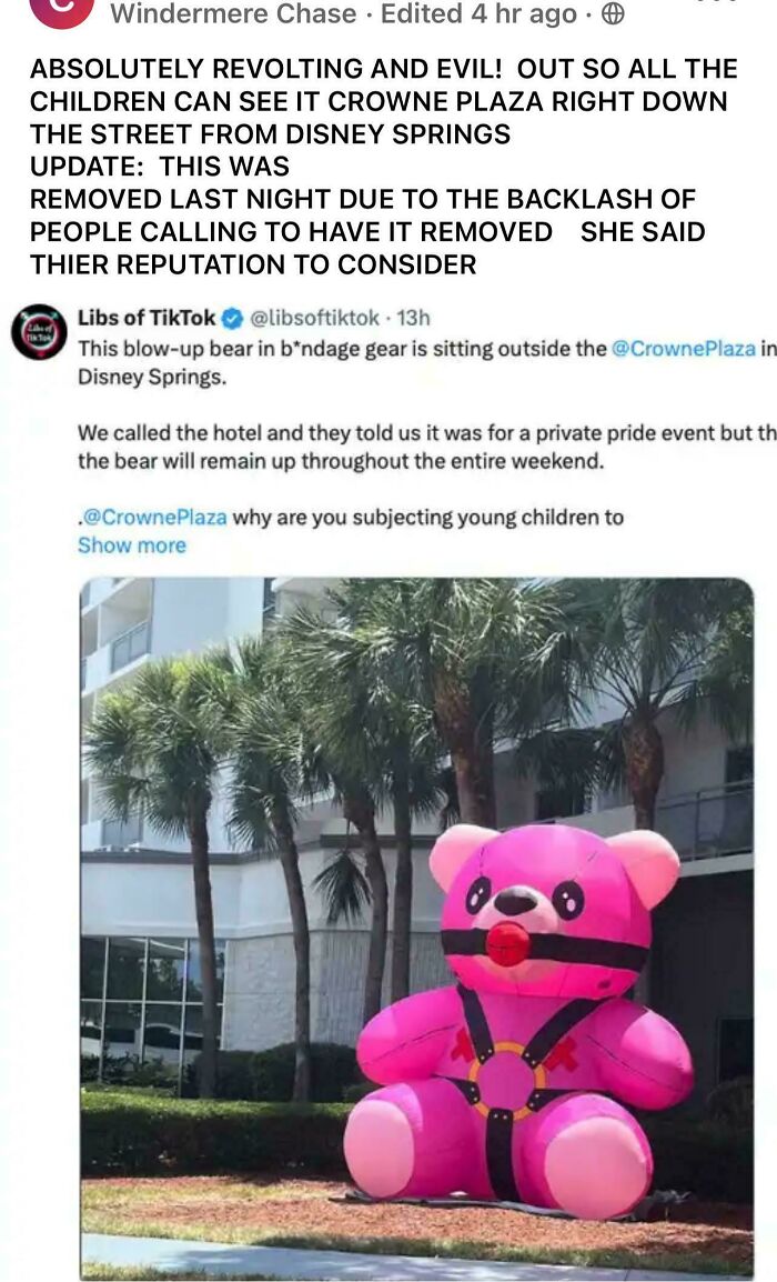 Pink Bondage Bear Is The First Horseman Of The Apocalypse