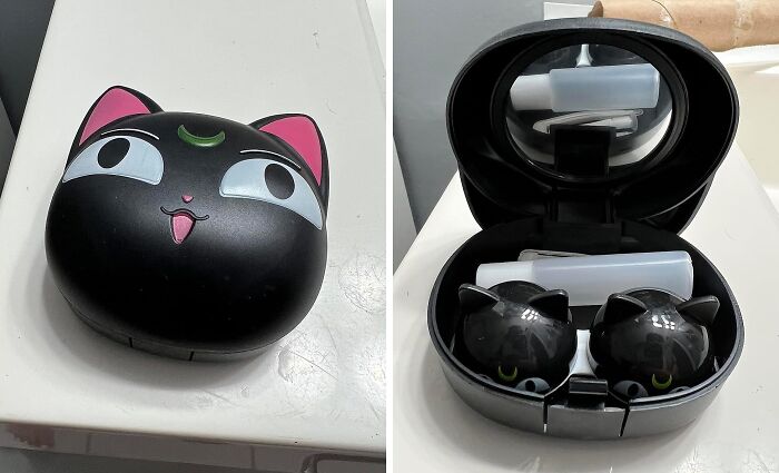 Can You See How Cute This Contact Lens Case Is?