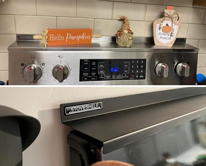 This Magnetic Stove Shelf Is A Genius Tiny Upgrade To Your Cooker