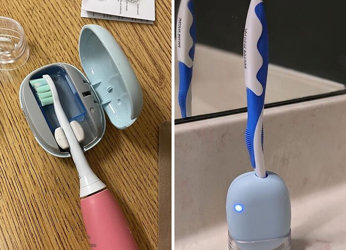 This Toothbrush Cover Doubles As A Sanitizer!