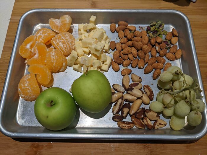 Pro Dad Tip - Remember Your Partner Needs Around 600 Calories More Per Day If Breastfeeding! I Prepare A Snack Platter Each Night For My Special Lady