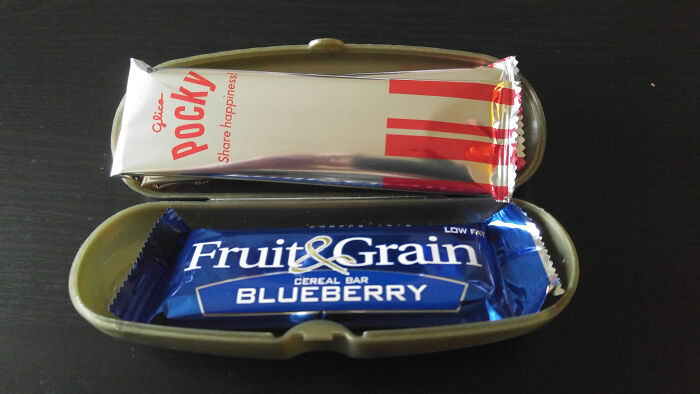 Dad Pro Tip: Fragile Snacks Travel Well In Cheap A** Glasses Cases