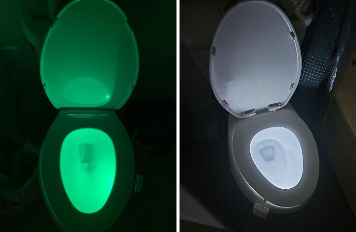 This Toilet Bowl Night Light Turns Your Loo Into A Portal To Another Dimension 