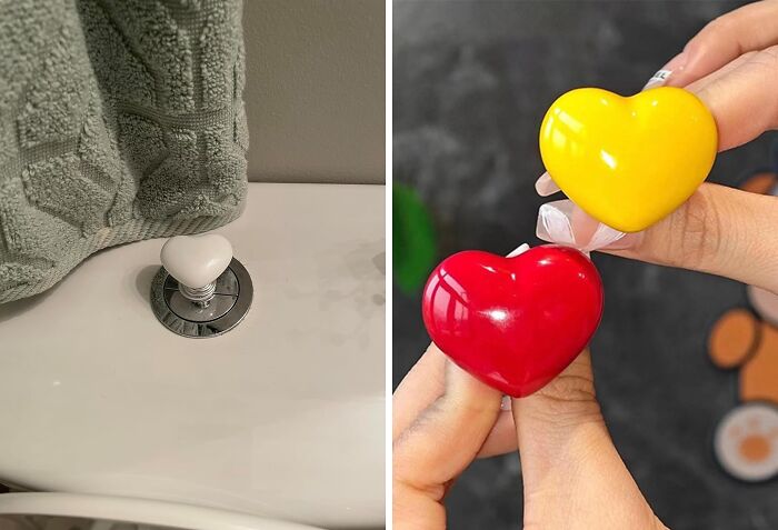 Add A Little Joy To Even The Most Boring Spots In Your House With This Adorable Toilet Tank Button 