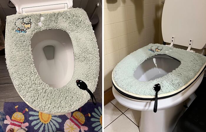  Toilet Seat Cover : Cold Feet Are One Thing, But A Cold Behind? No Thanks