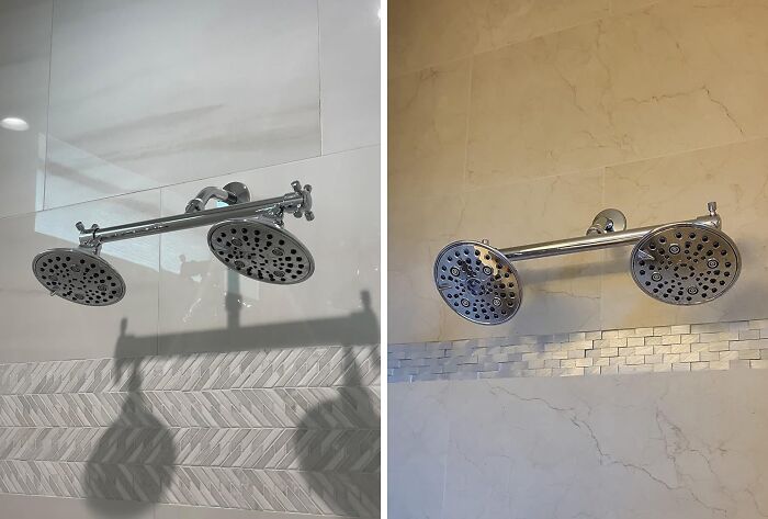 Get Your Mind Out Of The Gutter. This Double Shower Head Is To Get Clean Twice As Fast