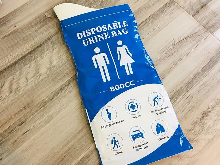 Pack A Disposable Urinal Bag Is You Are Setting Off Into The Unknown
