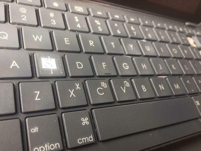 Dog Ate My “S” Key So I Converted A Key I Rarely Use And Promoted It