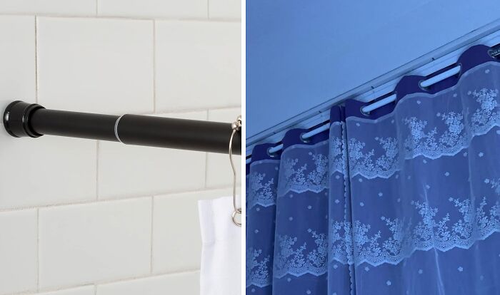 A Tension Curtain Rod Is An Easy-To-Install Sollution To Your Curtain Qualms