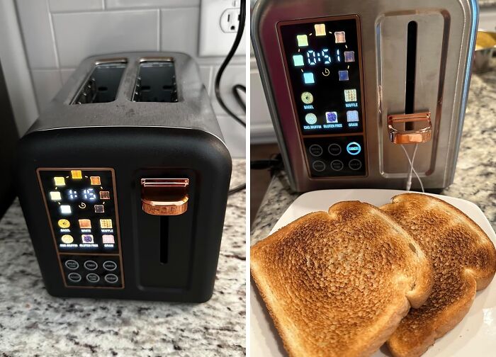 This Toaster Takes The Guess Work Out Of Your Toast-Doneness
