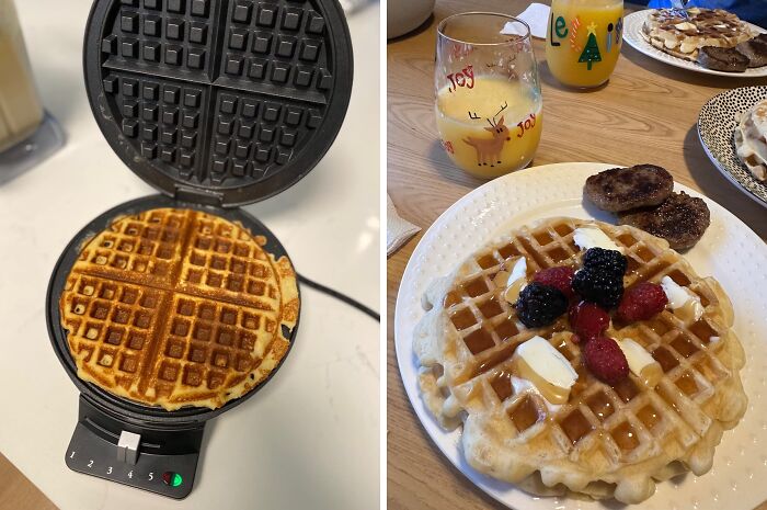  Round Classic Waffle Maker : For The Dad Who Wants Things The Way His Mom Used To Make Them