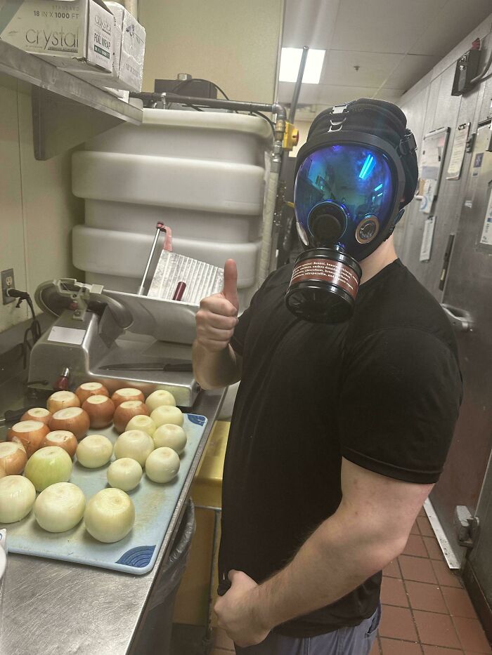 My Prep Cooks Got Tired Of Slicing Onions