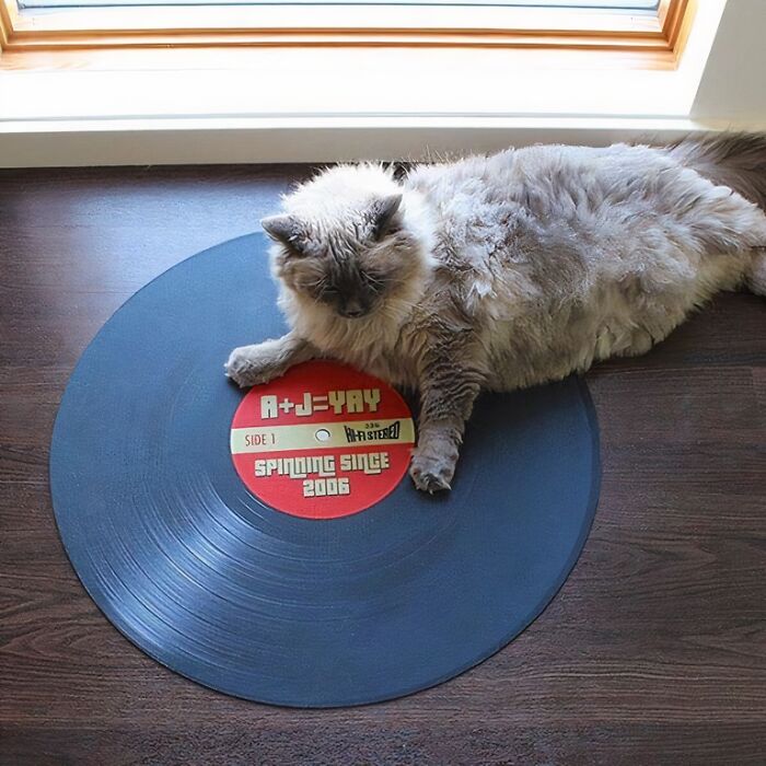 Take This Personalized Record Doormat For A Spin. You Won't Be Disappointed! 