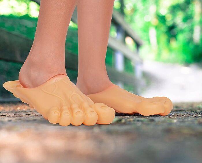 Walk A Mile In Someone Else's Shoes (Literally) With Feet Slippers