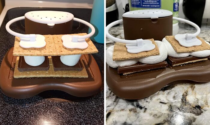 Say Yes To Indoor Camping With The Microwave S'mores Maker