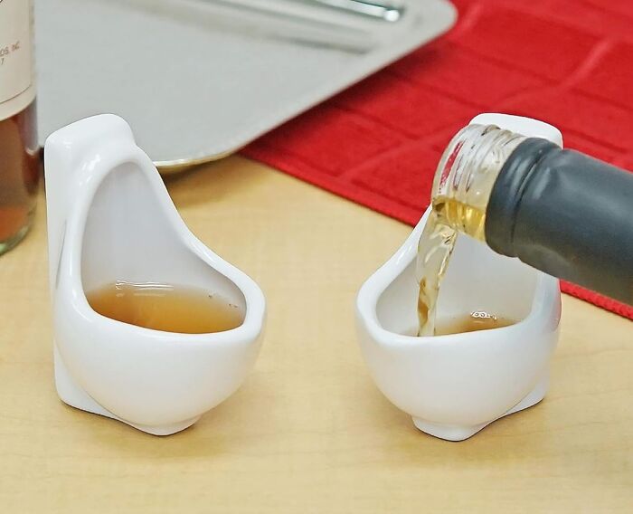 You Know Urine For A Good Time When These Urinal Shot Glasses Come Out