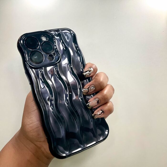 This Ripple Pattern iPhone Case Is Super Chic And Comfortable To Hold