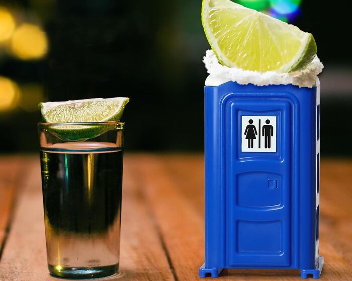 Bottoms Up With These Porta Potty Shot Glasses 