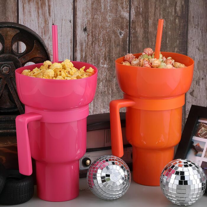 This Stadium Tumbler With Snack Bowl Is Your One-Stop Snack Stop
