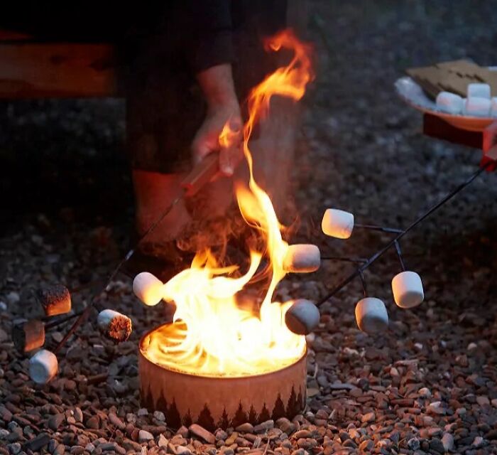  Portable Campfire : Don't Wait Until You Are In The Wilderness To Enjoy Real S'mores