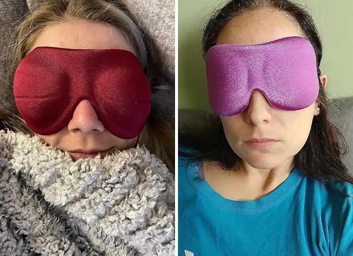 This Sleep Mask For Side Sleepers Is Staying Put During The Night