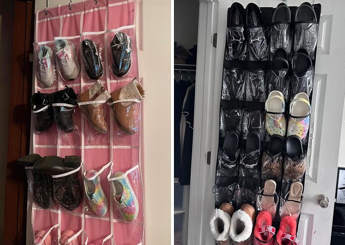  Simple Shoe Hanger With 24 Pockets: So You Can Spend More Time Wearing Shoes And Less Time Looking For Them
