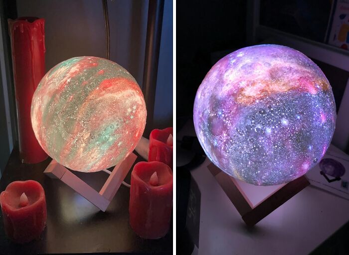 Out Of This World Vibes: Light Up Your Space With The LED 3D Moon Light