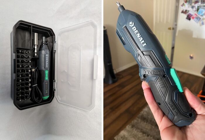 It Will Basically Feel Like Your IKEA Furniture Is Building Itself With This Cordless Screwdriver With 10-Piece Bit Set