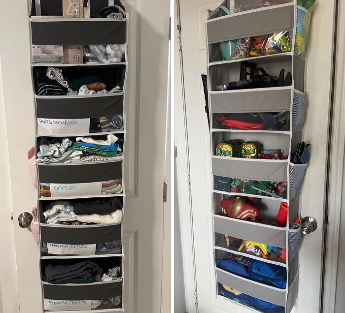 No More Digging Through Drawers. This Over Door Organizer Makes Finding Your Stuff A Breeze