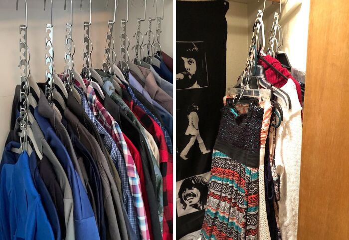  Space Saving Hangers: More Clothes, Less Mess. It's A Win-Win!