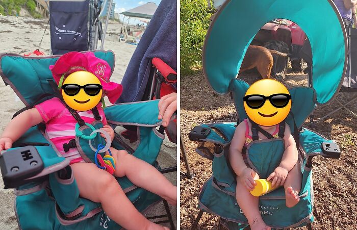 Happy Camper? Absolutely! This Portable Camping Chair For Babies Is A Must-Have For Tiny Outdoor Adventurers!