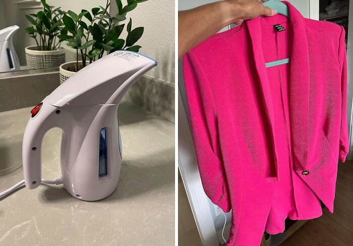 This Portable Steamer Is Your Suitcase's Secret Weapon For Looking Sharp! 
