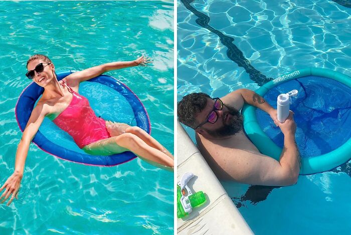 You Will Probably Never Want To Get Out Of The Pool Once You Try Out This Pool Lounger 
