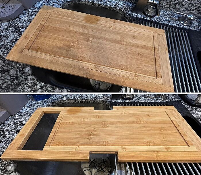 Short On Counter Space? No Problem! This Expandable Cutting Board Is A Game-Changer 